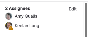 Two assignees for merge requests sidebar